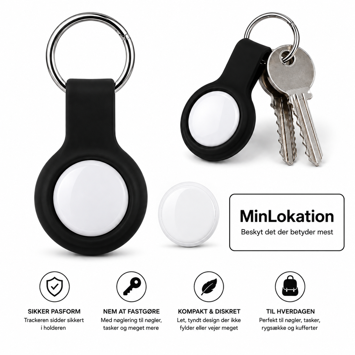 Nøglering med Smart Tracker