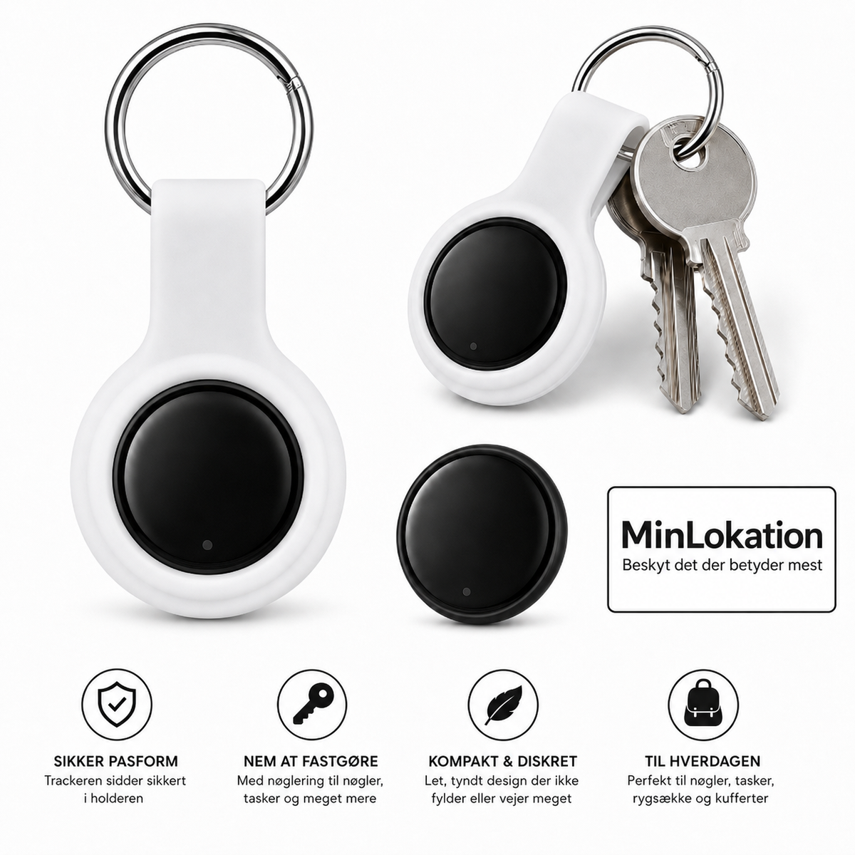 Nøglering med Smart Tracker