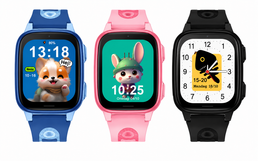 2 x Børne Smartwatch med GPS, 4G & Videoopkald